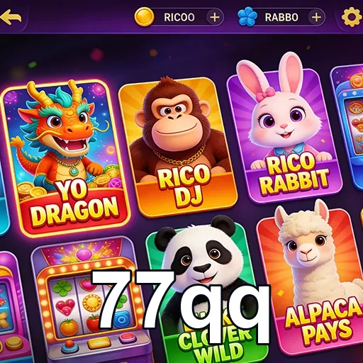 Ilustração de Experimente os Melhores Jogos no 77qq com Diversão Instantânea