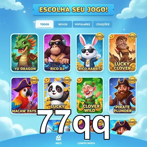 Ilustração de Experimente os Melhores Jogos no 77qq com Diversão Instantânea